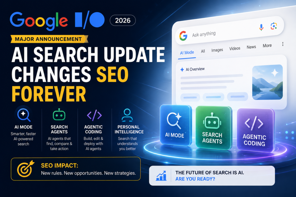 Google I/O 2026 AI Search Update & SEO Impact