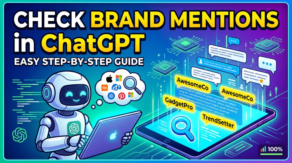 how to check brand mentions in ChatGPT